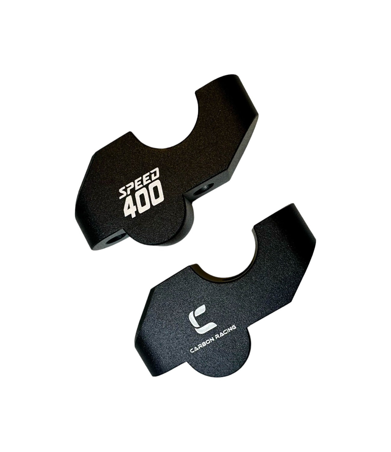 Carbon Racing Pull-Back Handlebar Risers For Triumph Speed 400 (Offset)