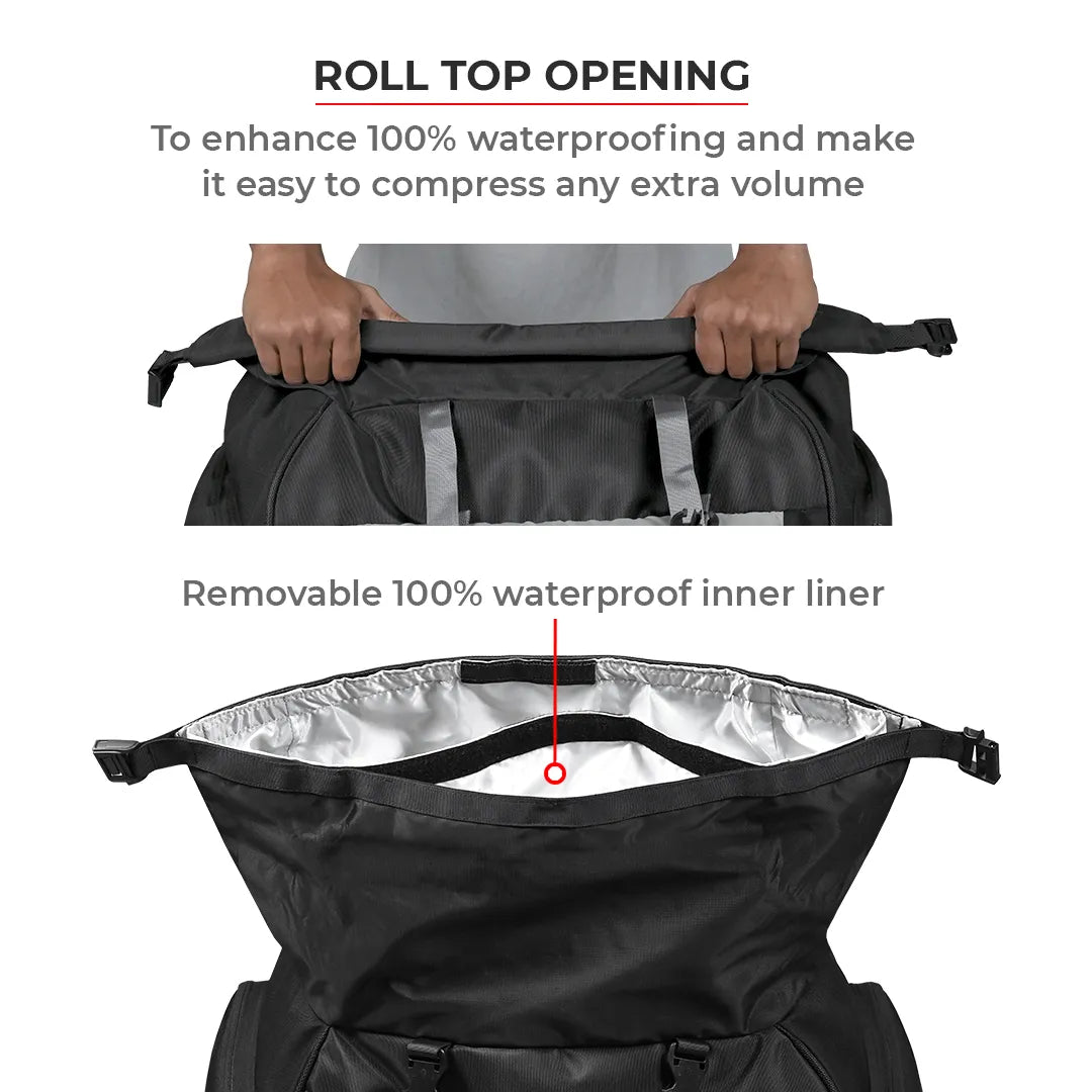 VIATERRA RTW SERIES - Hammerhead 45 Universal Motorcycle Tailbag