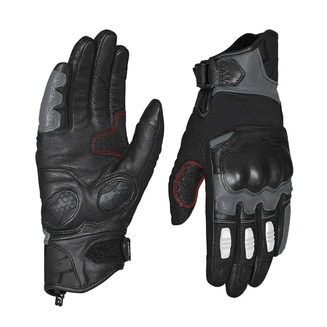 Viaterra Holeshot Riding Gloves For Men - Grey