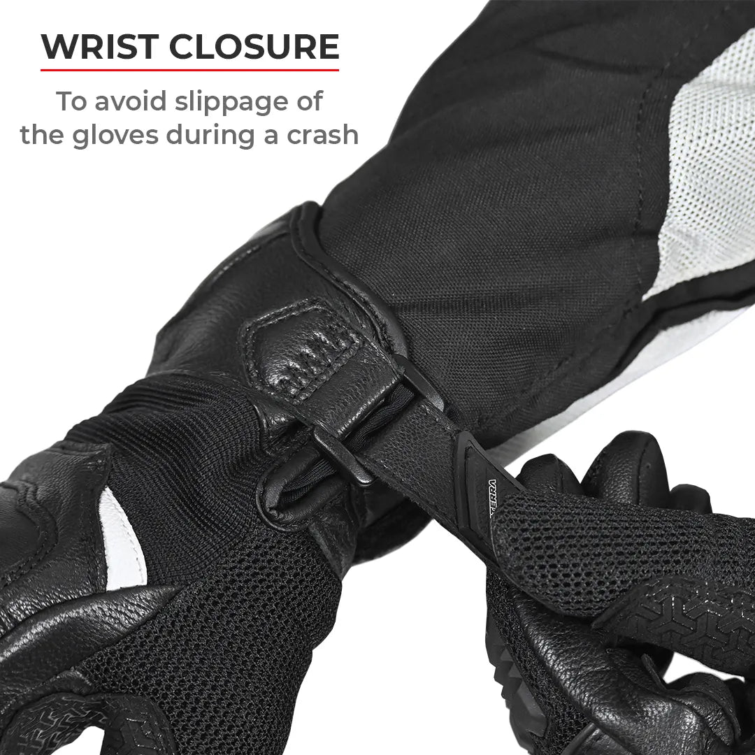 Viaterra Holeshot Riding Gloves For Men - Grey