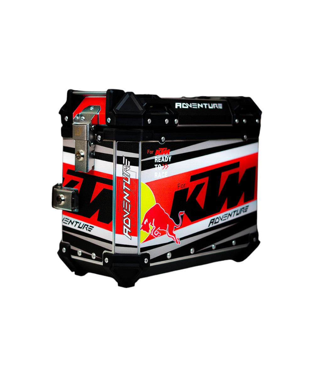 LGP Premium Aluminium KTM Graphics Top Box & Panniers