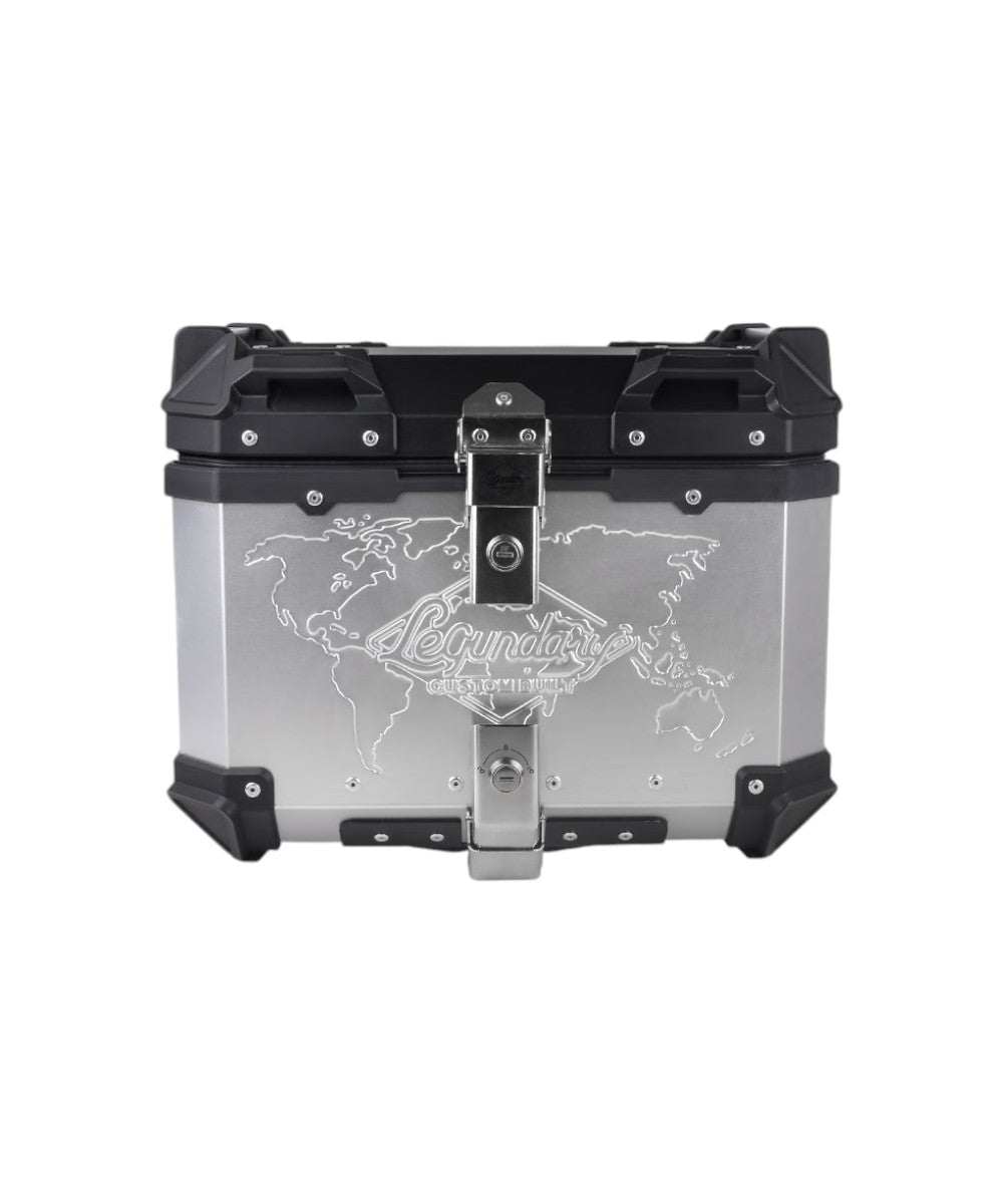 LCB Fort Knox Series TC 45L Aluminium Top Box With Backrest Pad