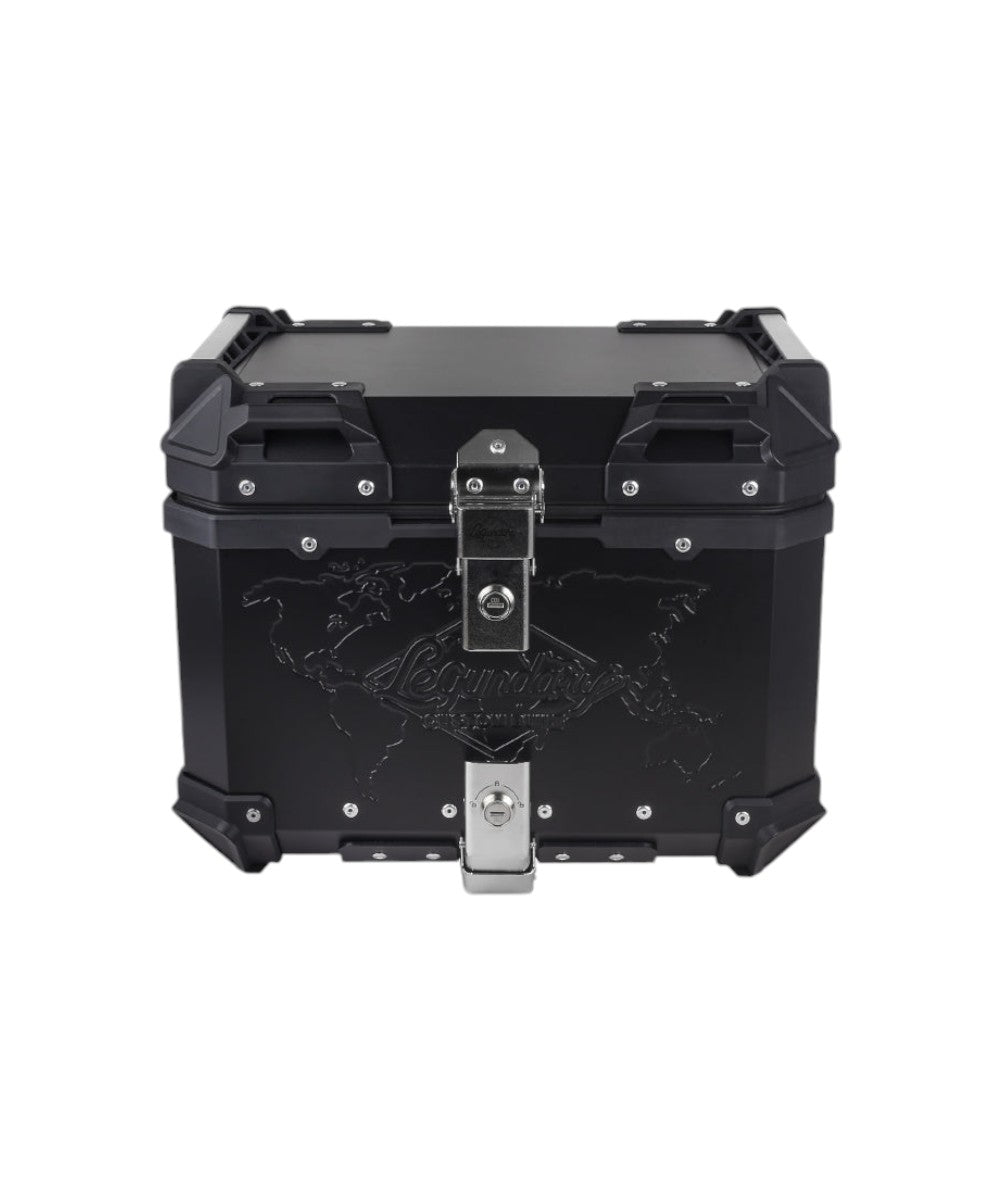 LCB Fort Knox Series TC 45L Aluminium Top Box With Backrest Pad