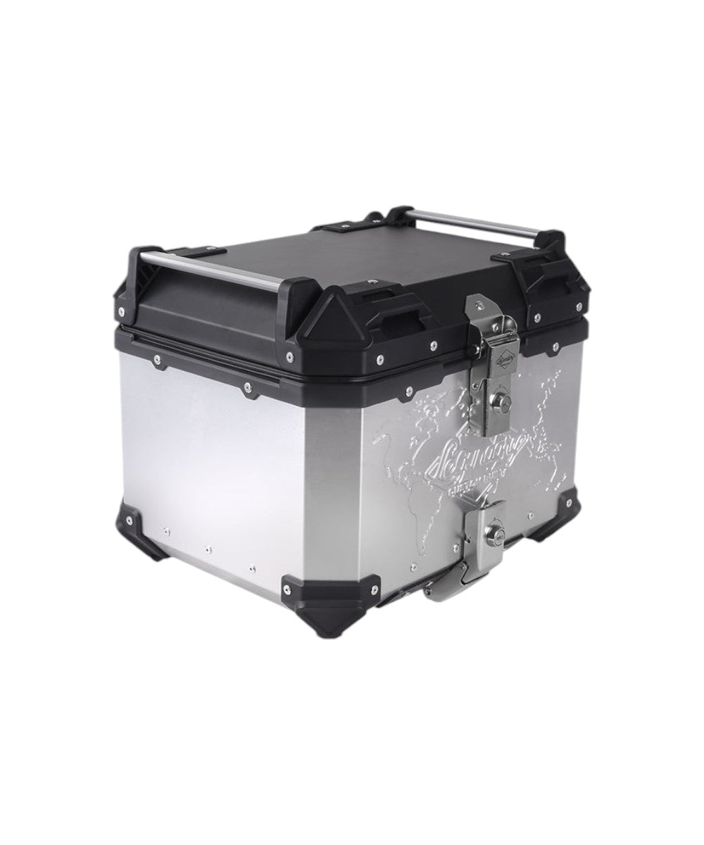 LCB Fort Knox Series TC 45L Aluminium Top Box With Backrest Pad