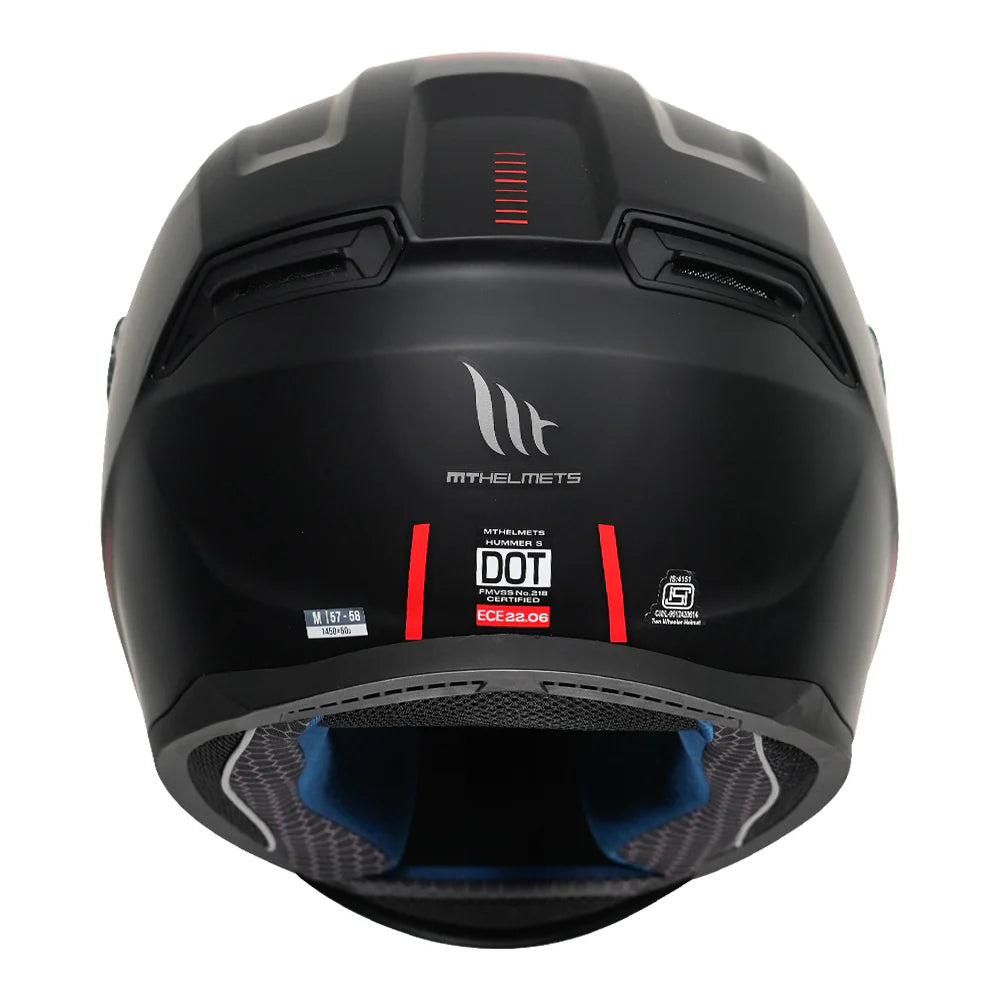 MT Hummer B Solid Helmet (Matt)