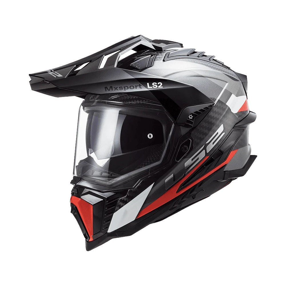 MX701 Explorer Carbon Frontier Gloss Titanium Red