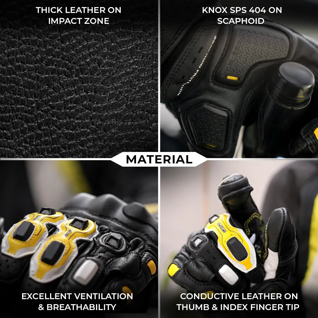 Viaterra Grid MK3 Full Gauntlet Riding Gloves