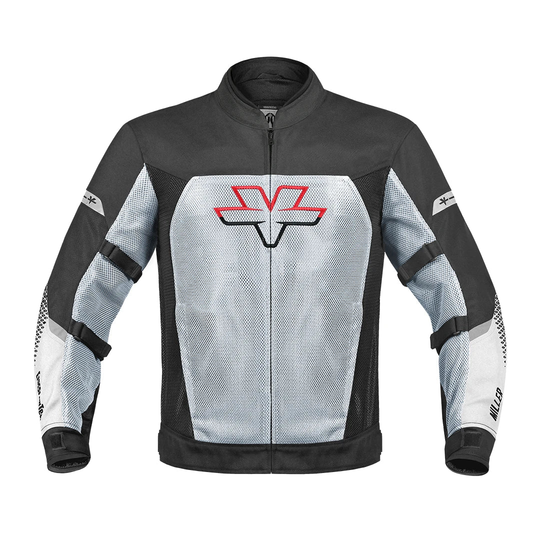 ViaTerra Miller Street Mesh Riding Jacket With Liners - White