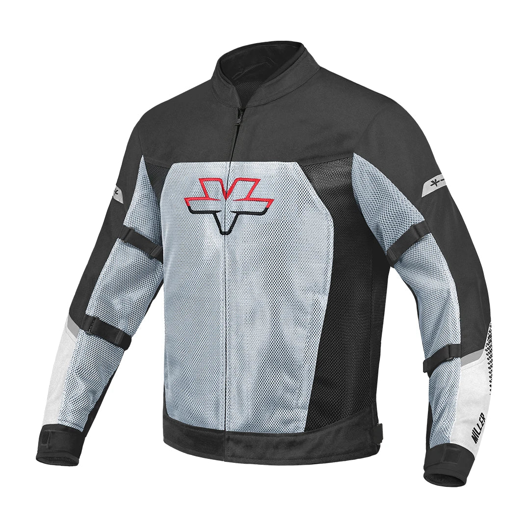 ViaTerra Miller Street Mesh Riding Jacket With Liners - White