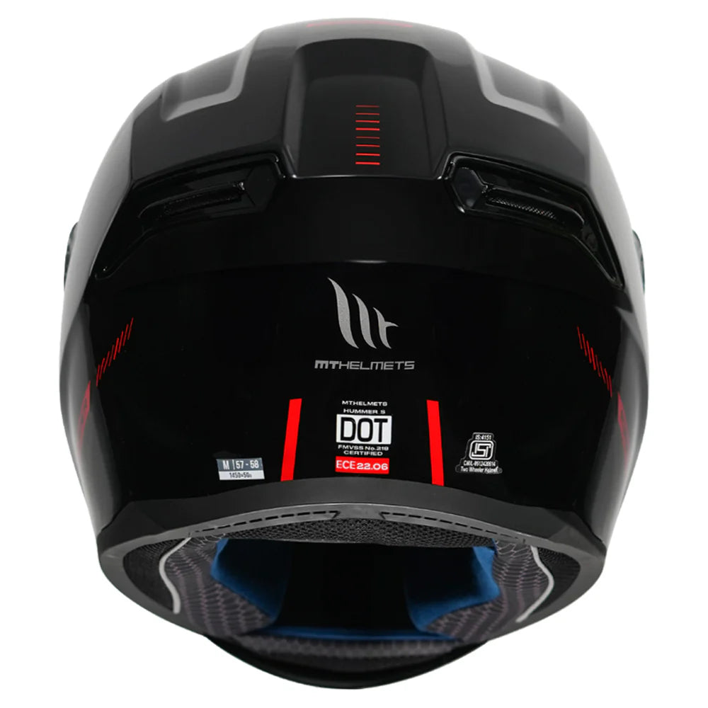 MT Hummer B Solid Helmet (Gloss)