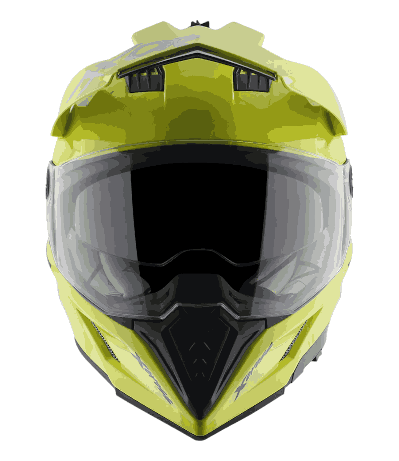 Axor X-Cross Dual Visor Helmet Neon Yellow