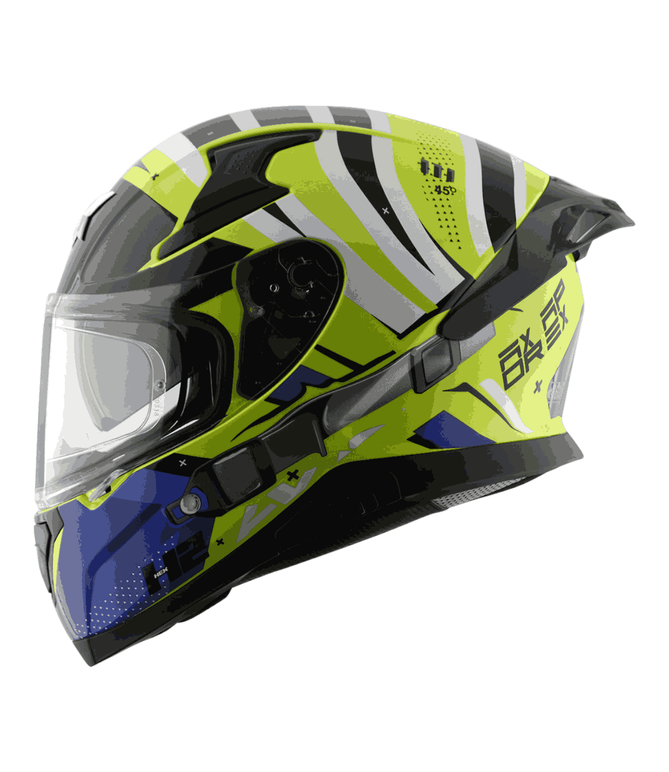 Axor Apex Hex-2 Helmet Neon Yellow Blue