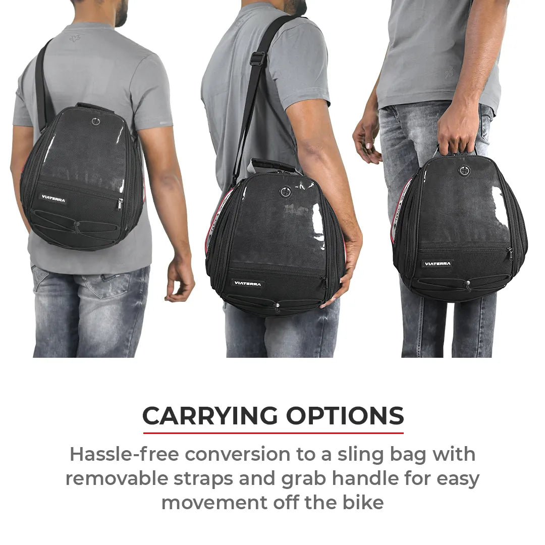 VIATERRA OXUS Universal Motorcycle Tank Bag (Strap Based)