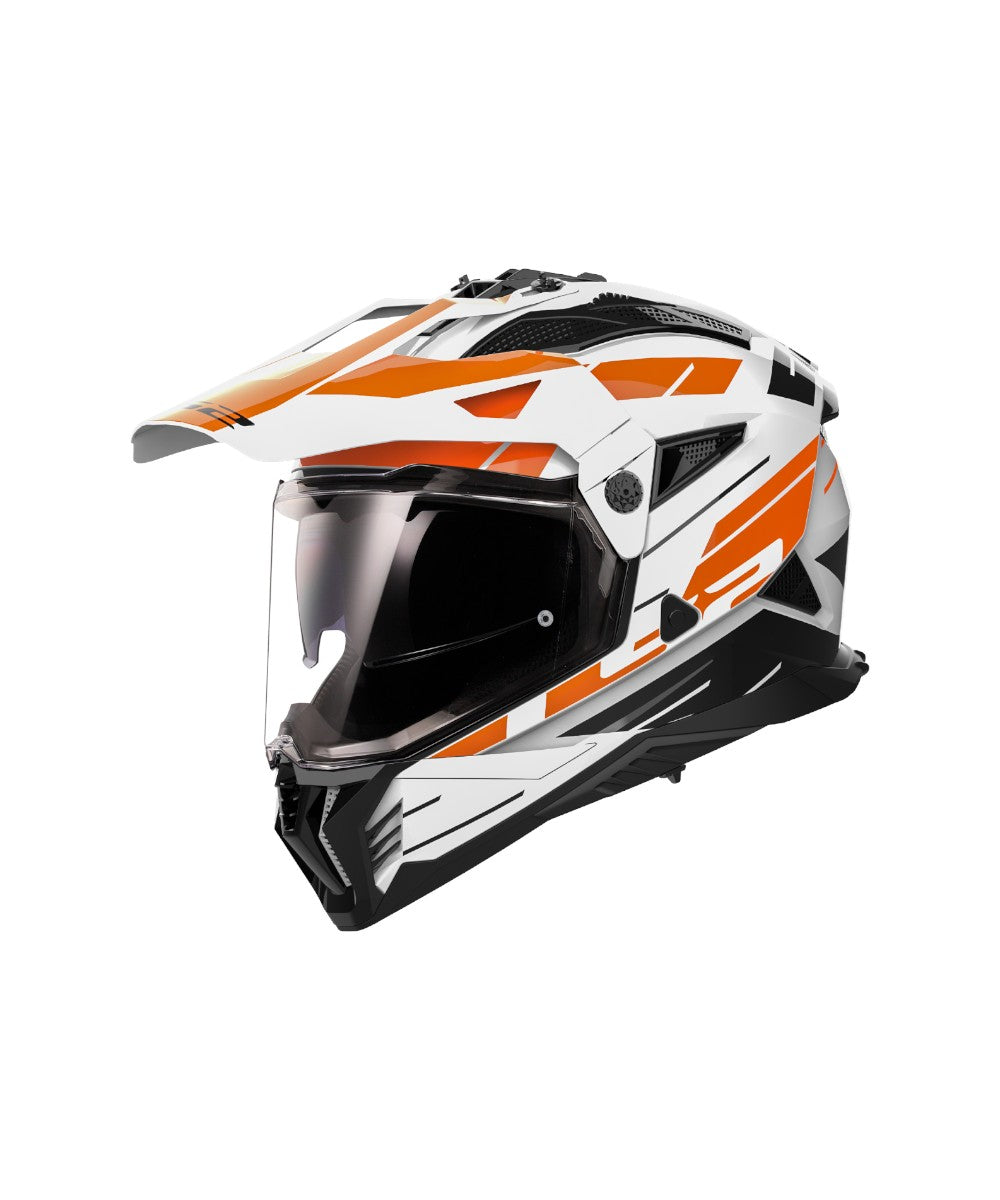 LS2 MX436 Pioneer II Namib White Orange