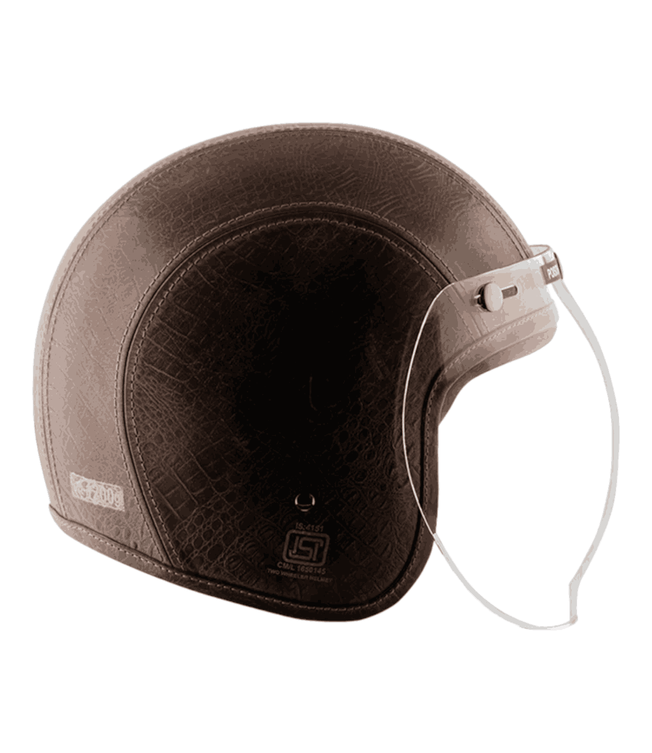 Axor Retro Jet Leather Helmet Poison-Coco Brown