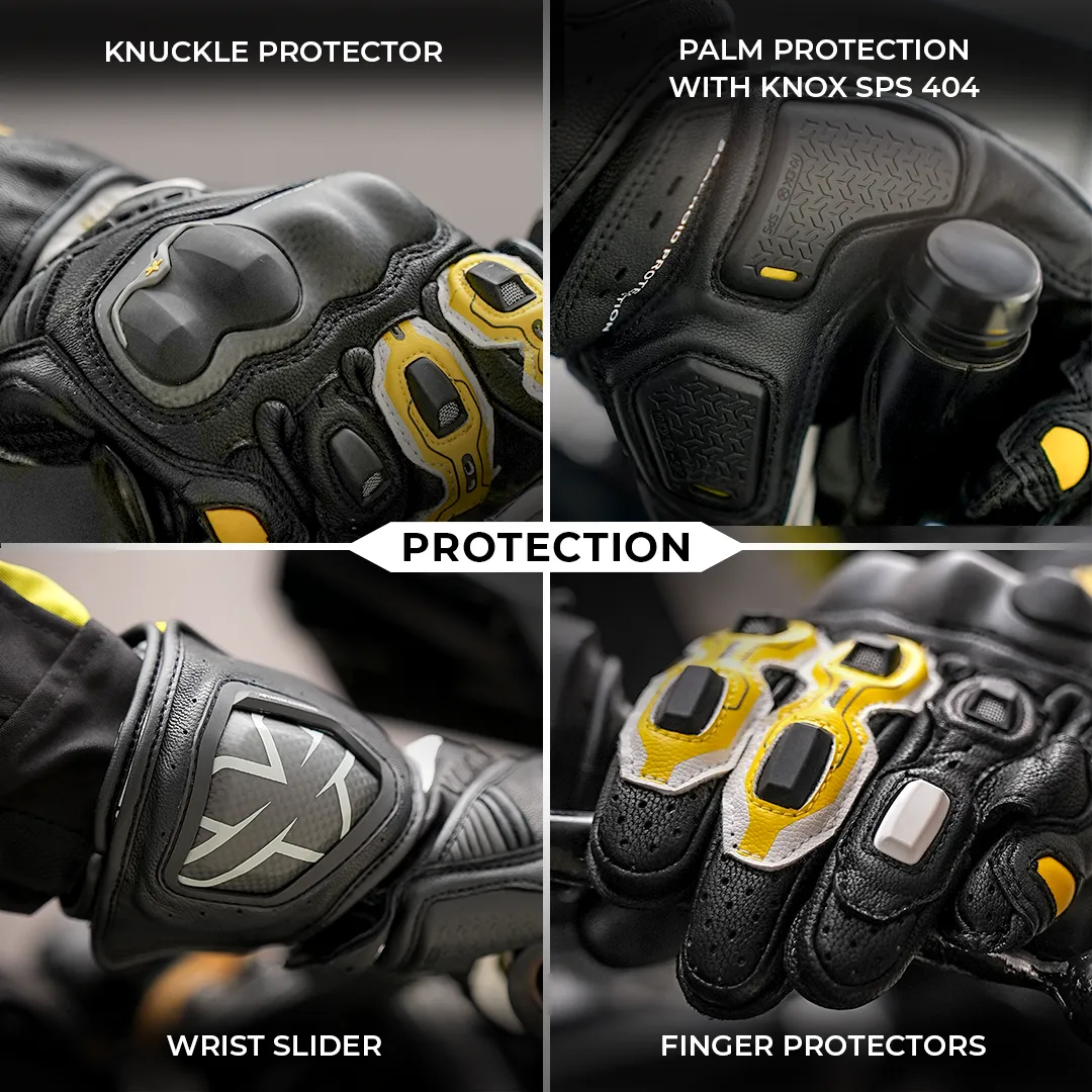 VIATERRA GRID MK3 – Full Gauntlet Riding Gloves