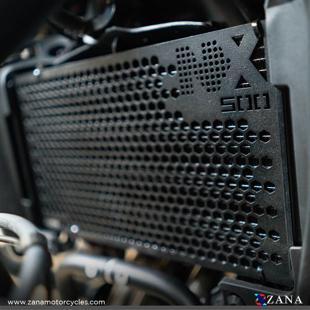 Zana Radiator Guard For Honda NX500 - Aluminium