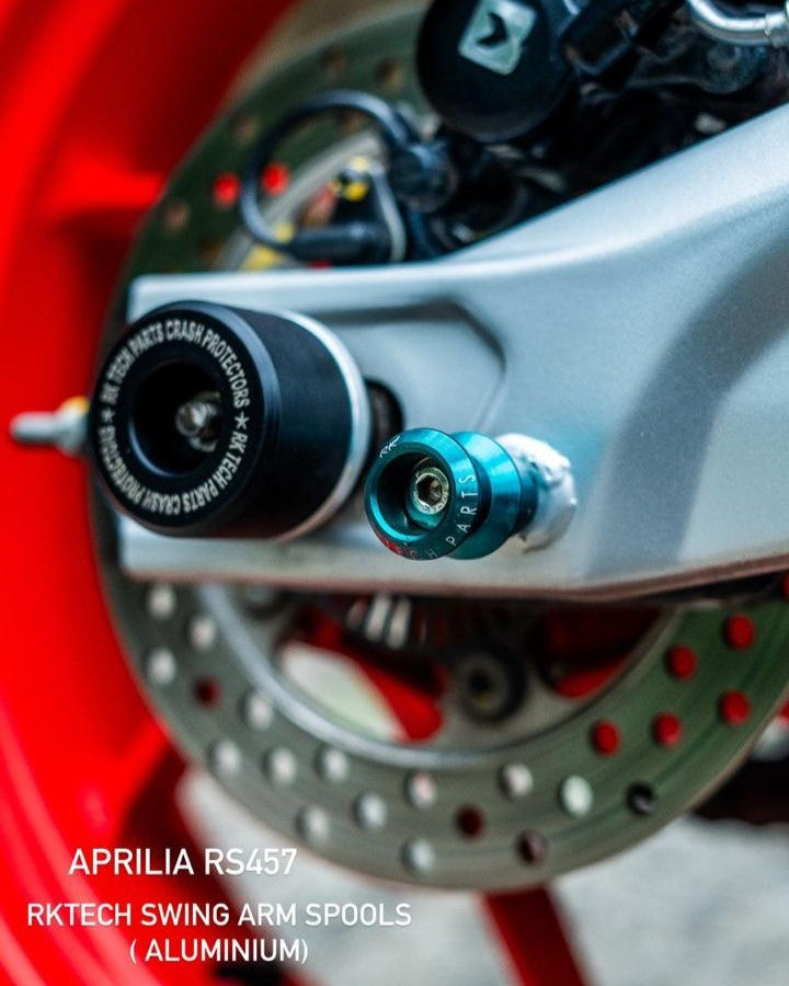 RK Tech Swing Arm Spools for Aprilia 457