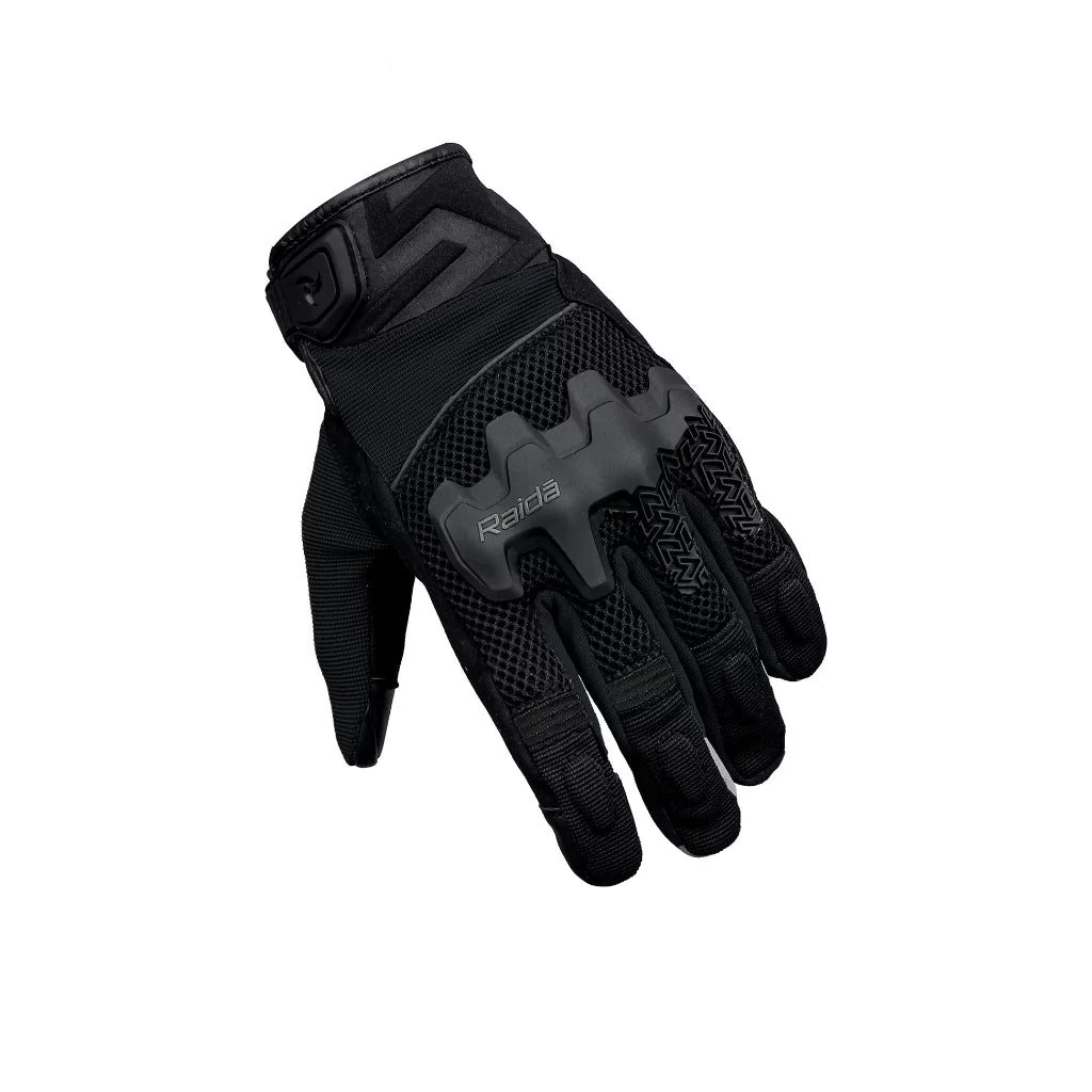 Raida Drift Motorcycle Gloves - Black