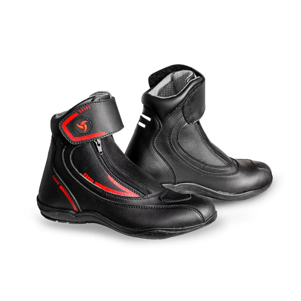 Raida Tourer Motorcycle Boots - Red