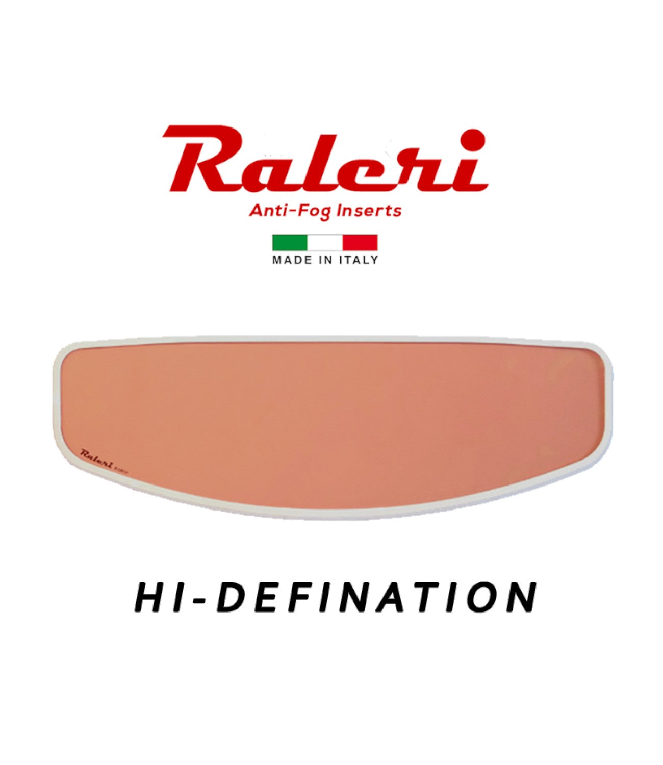 RALERI Anti Fog Racing Hi Definition Insert for Helmets - Universal
