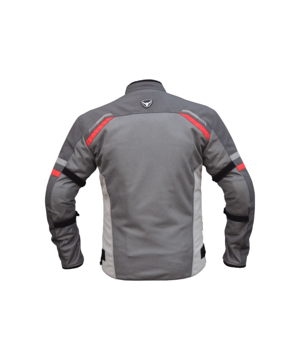 Bison Raptor V.2 – Grey / Red Jacket