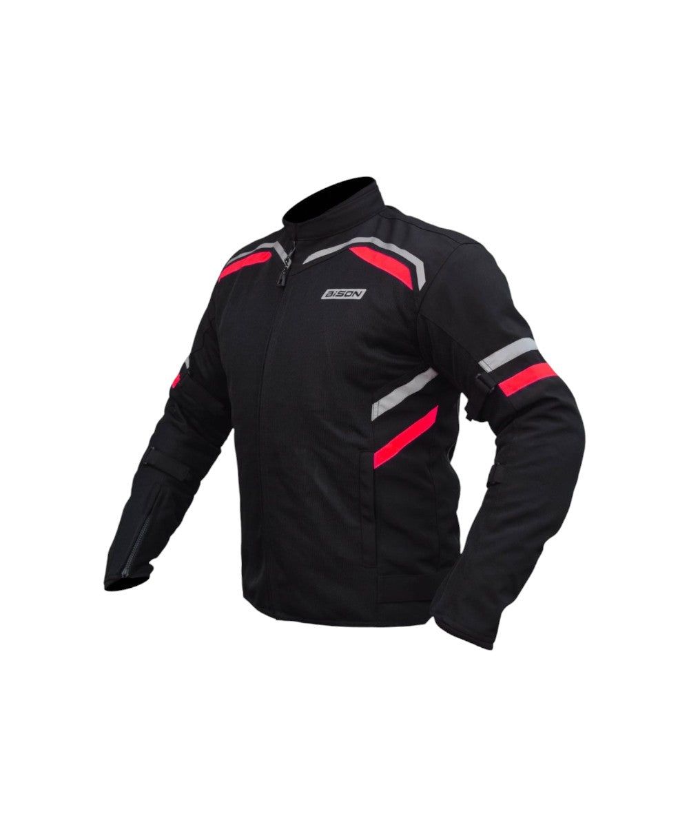 Bison Raptor V.2 – Black/Red Jacket