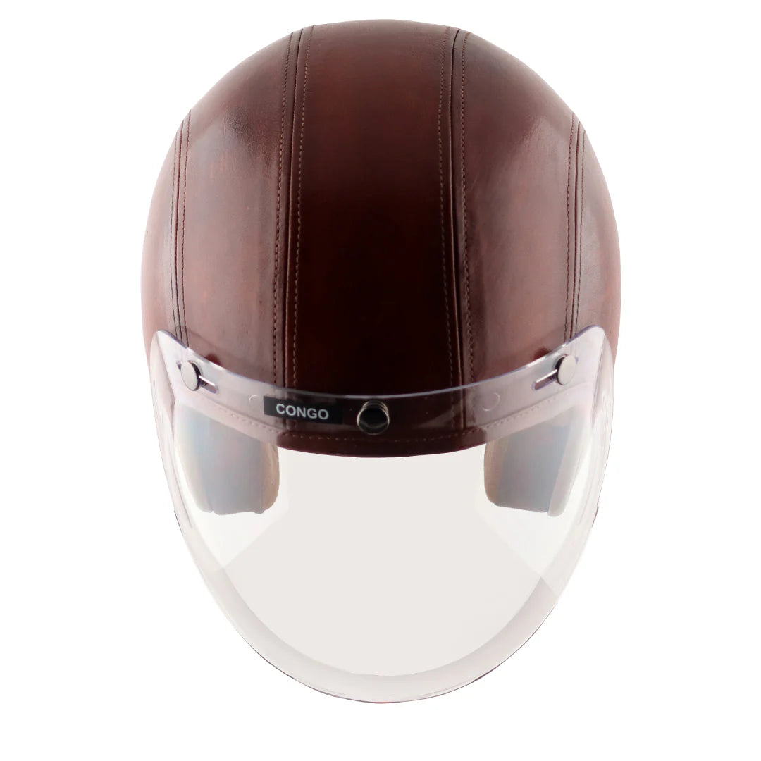 Axor Retro Jet Leather Helmet