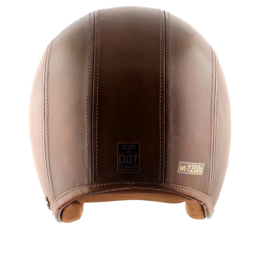 Axor Retro Jet Leather Helmet