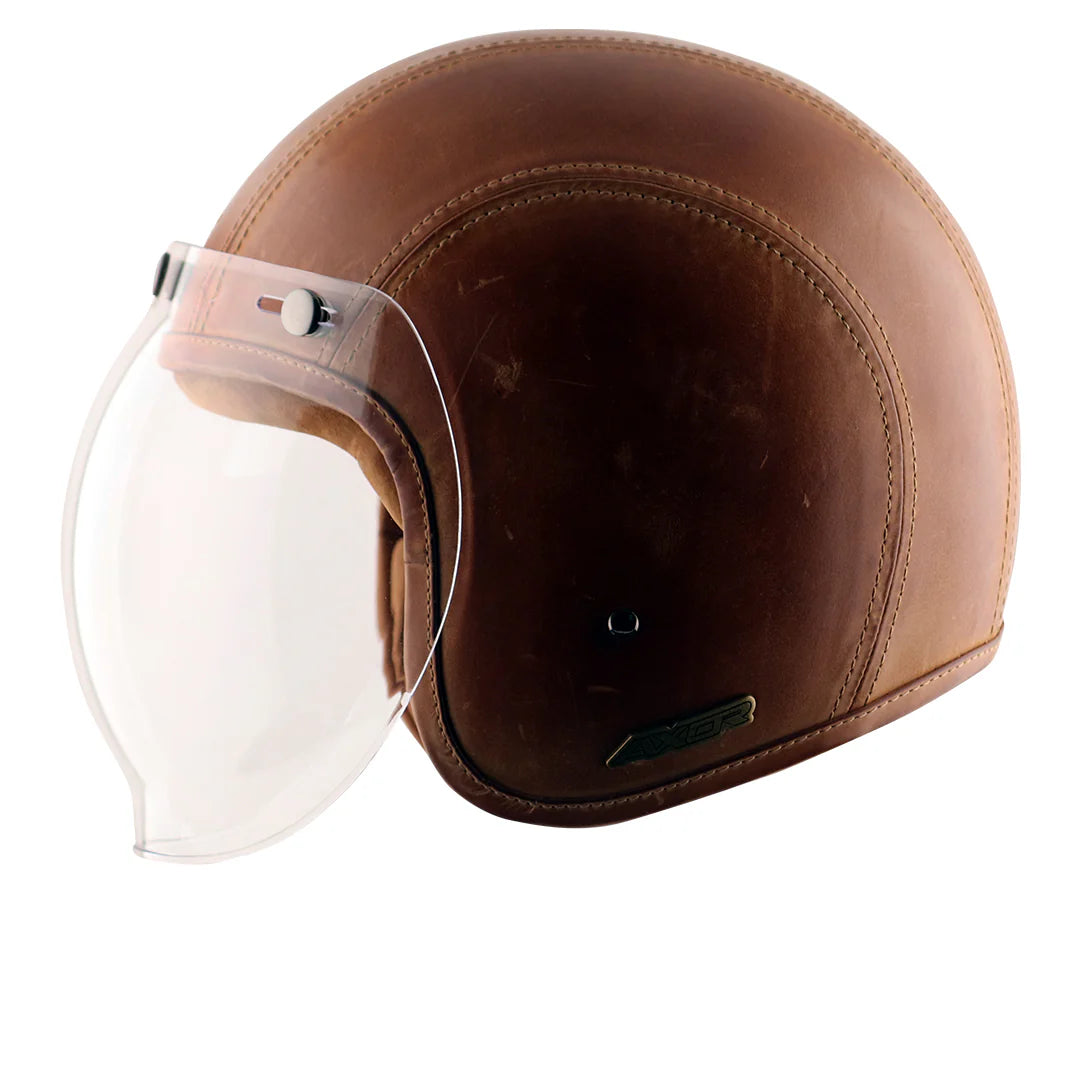 Axor Retro Jet Leather Helmet