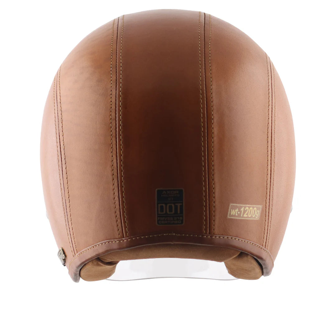 Axor Retro Jet Leather Helmet