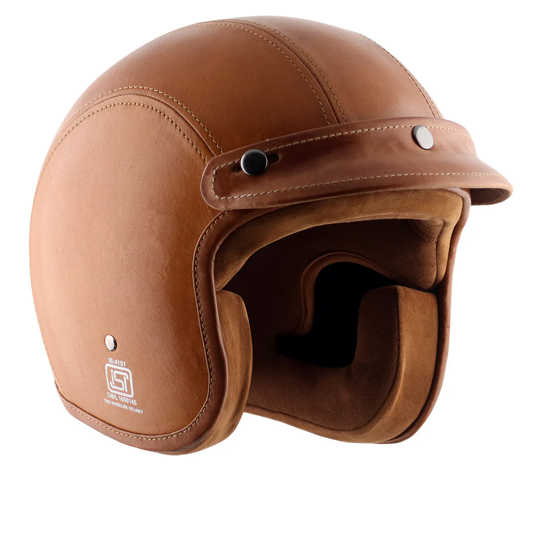 Axor Retro Jet Leather Helmet