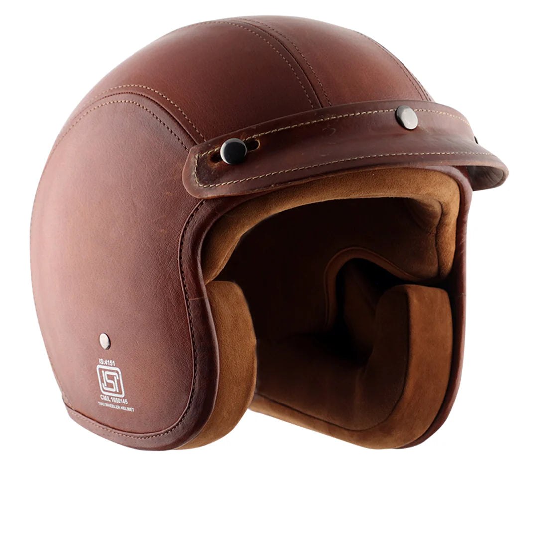 Axor Retro Jet Leather Helmet