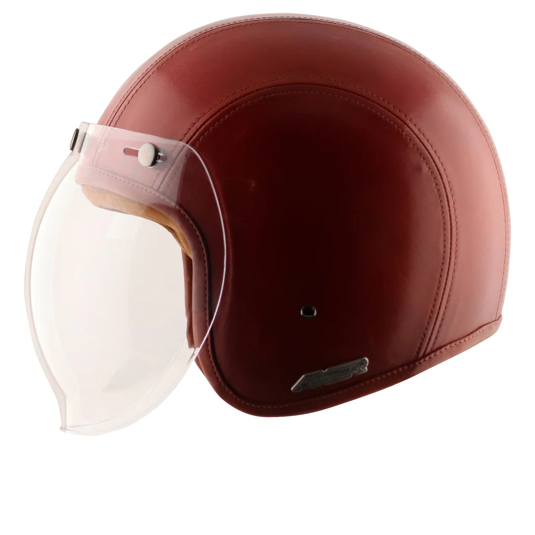 Axor Retro Jet Leather Helmet