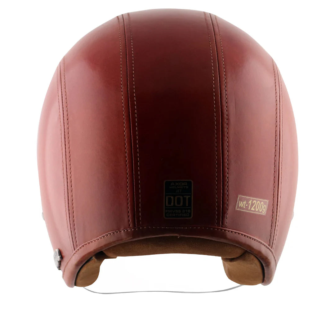 Axor Retro Jet Leather Helmet