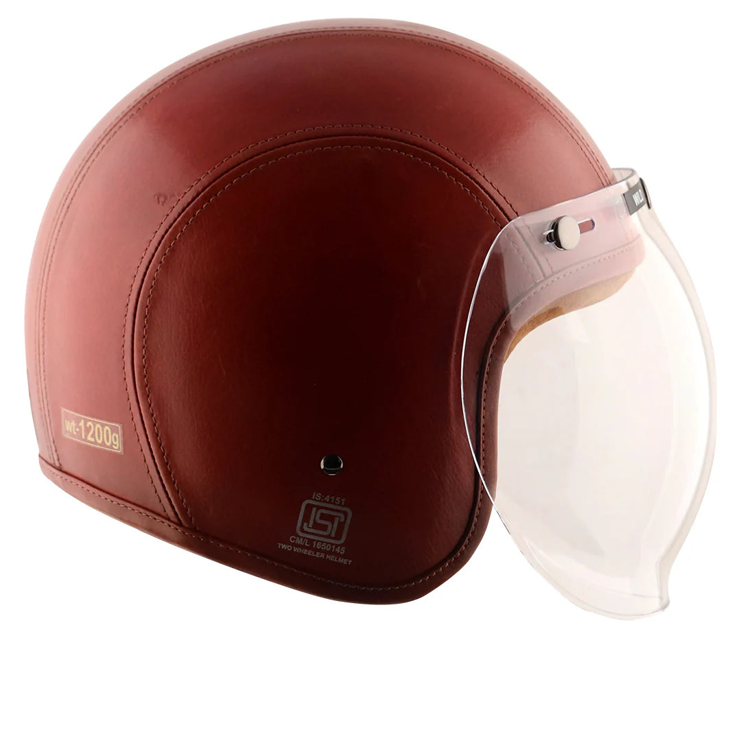 Axor Retro Jet Leather Helmet