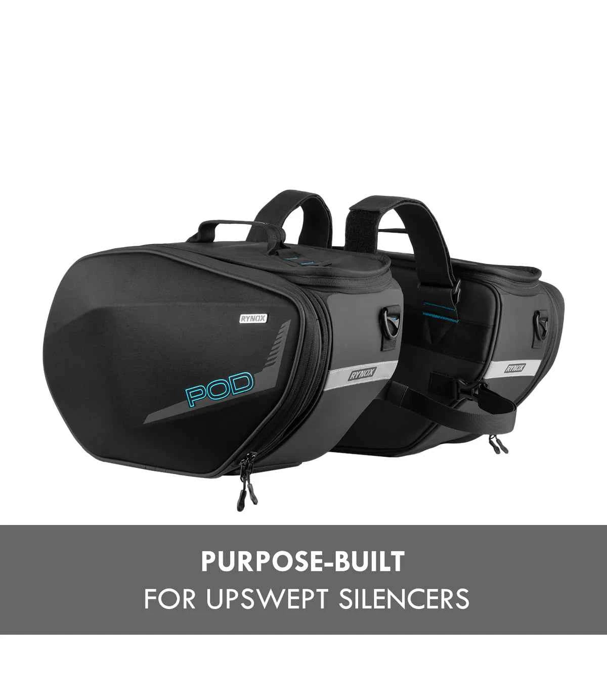 Rynox POD Saddlebags 52l- Stormproof - Motodrift