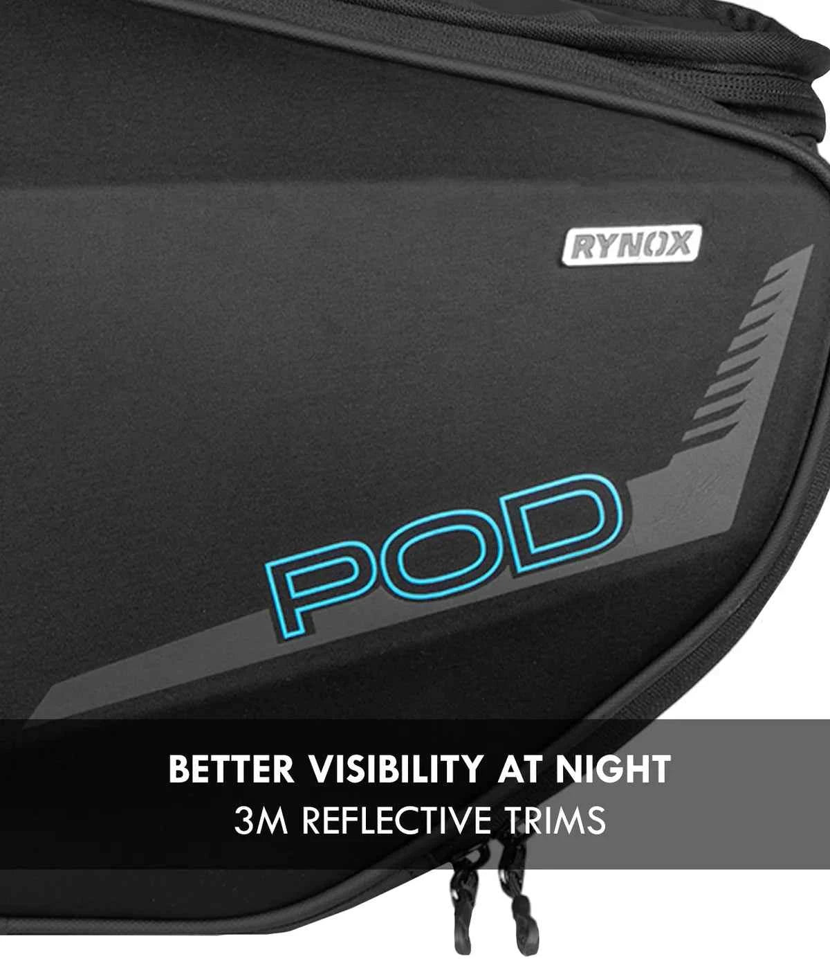 Rynox POD Saddlebags 52l- Stormproof - Motodrift