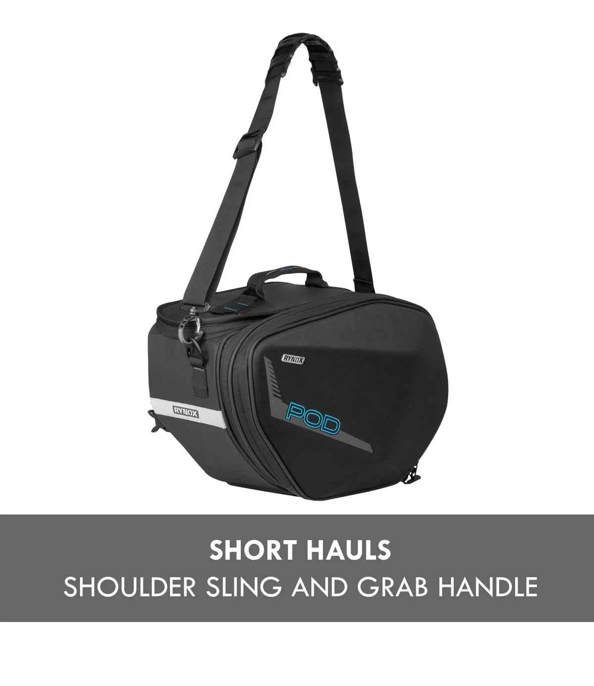 Rynox POD Saddlebags 52l- Stormproof - Motodrift