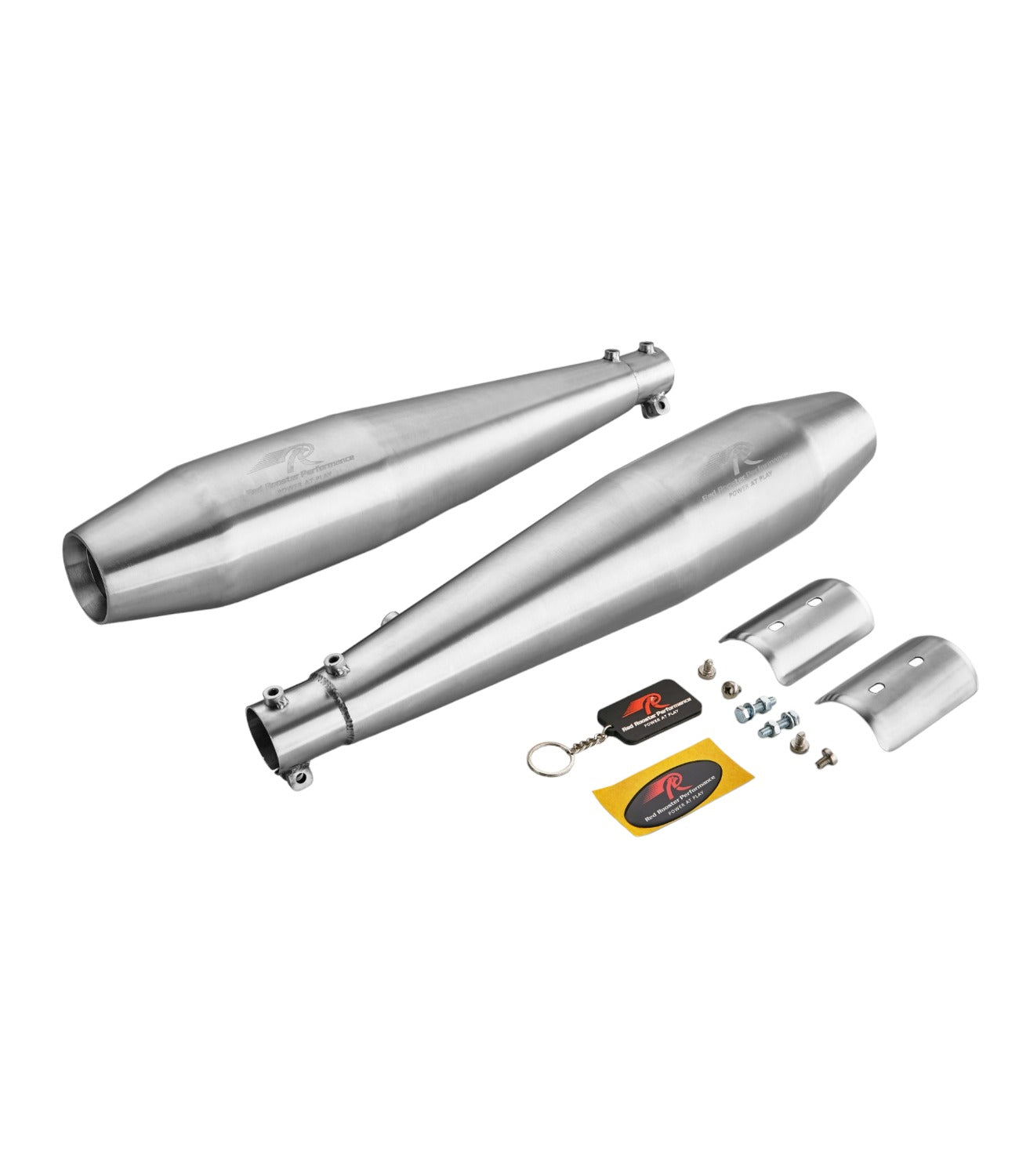 Red Rooster Performance Exhaust For Interceptor 650 - Stellar Brushed Matte