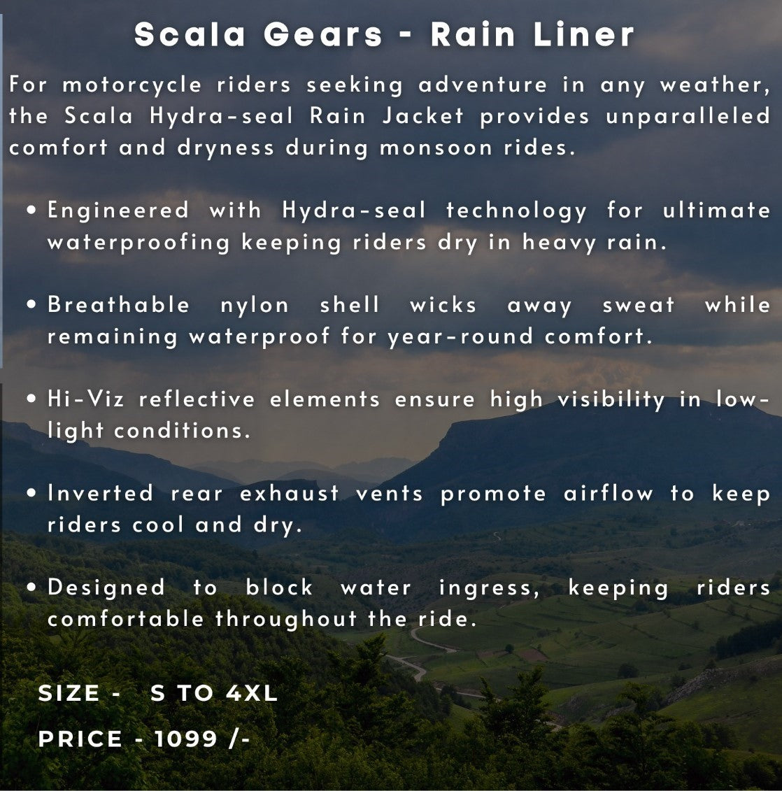 Scala Hydra Seal Rain Jacket