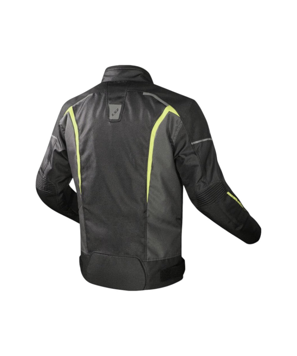 LS2 Sepang Black Grey Red Riding Jacket - L2