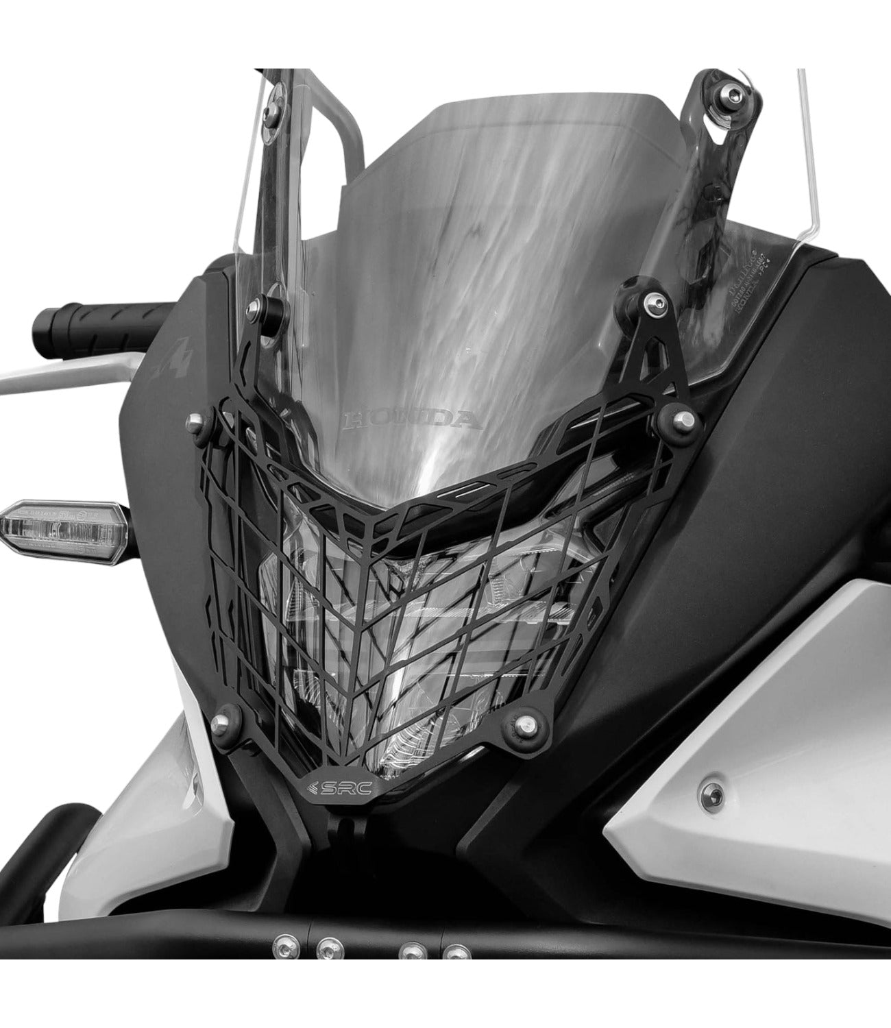 SRC Headlight Guard - Black For Honda Transalp XL 750