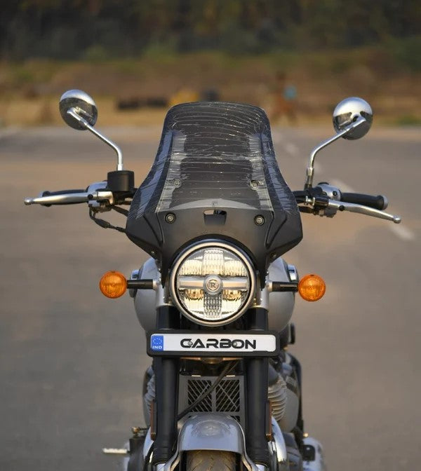 Carbon Racing Wanderer Premium Windshield For Royal Enfield Super Meteor 650