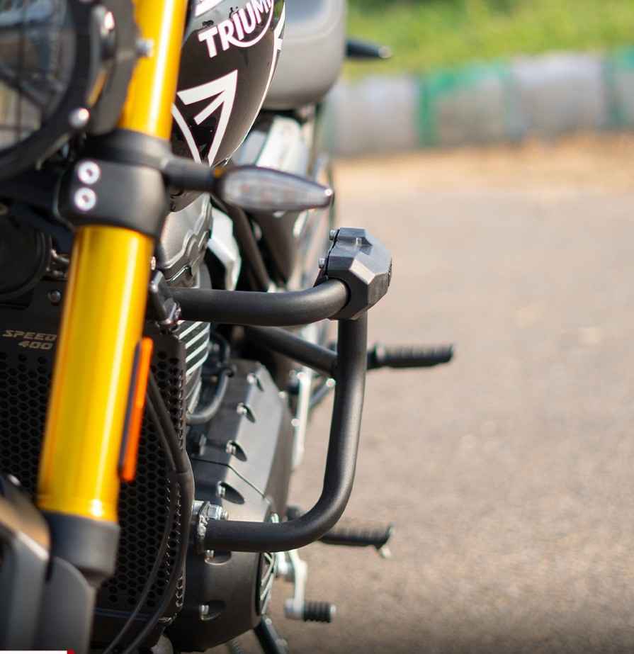 ZANA Crash Guard With Puck Slider For Triumph Scrambler 400 X