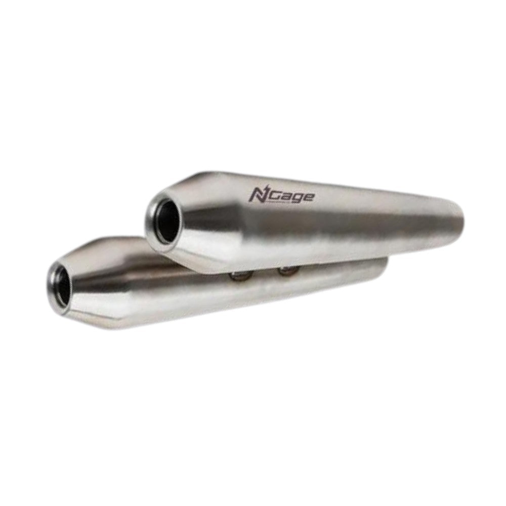 NGAGE ROXOR Powerflow Exhaust for Interceptor 650/ GT 650 Chrome