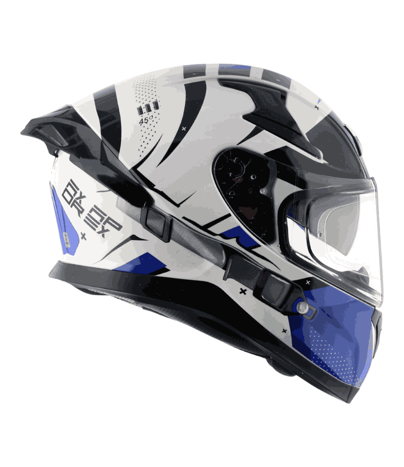 Axor Apex Hex-2 Helmet White Blue