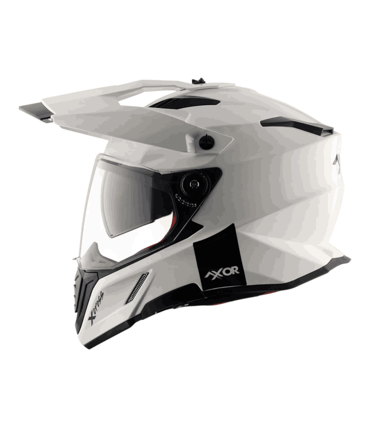 Axor X-Cross Dual Visor Helmet White