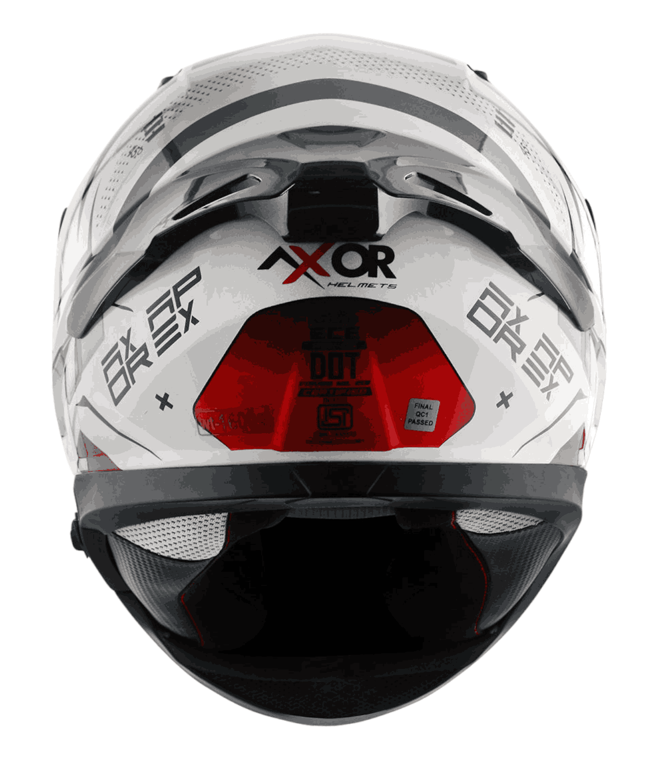 Axor Apex Hex-2 Helmet White Red