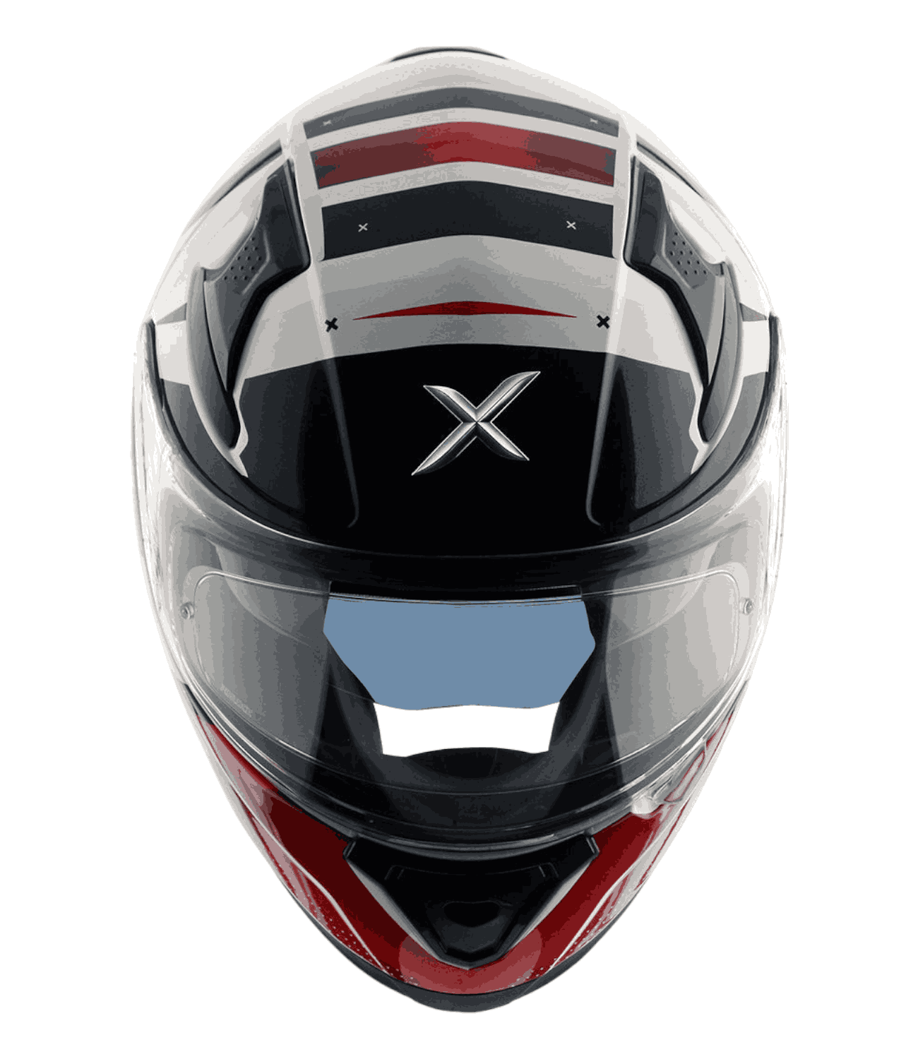 Axor Apex Hex-2 Helmet White Red